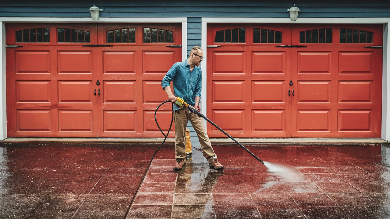 How To Power Washing Your Garage Floor?