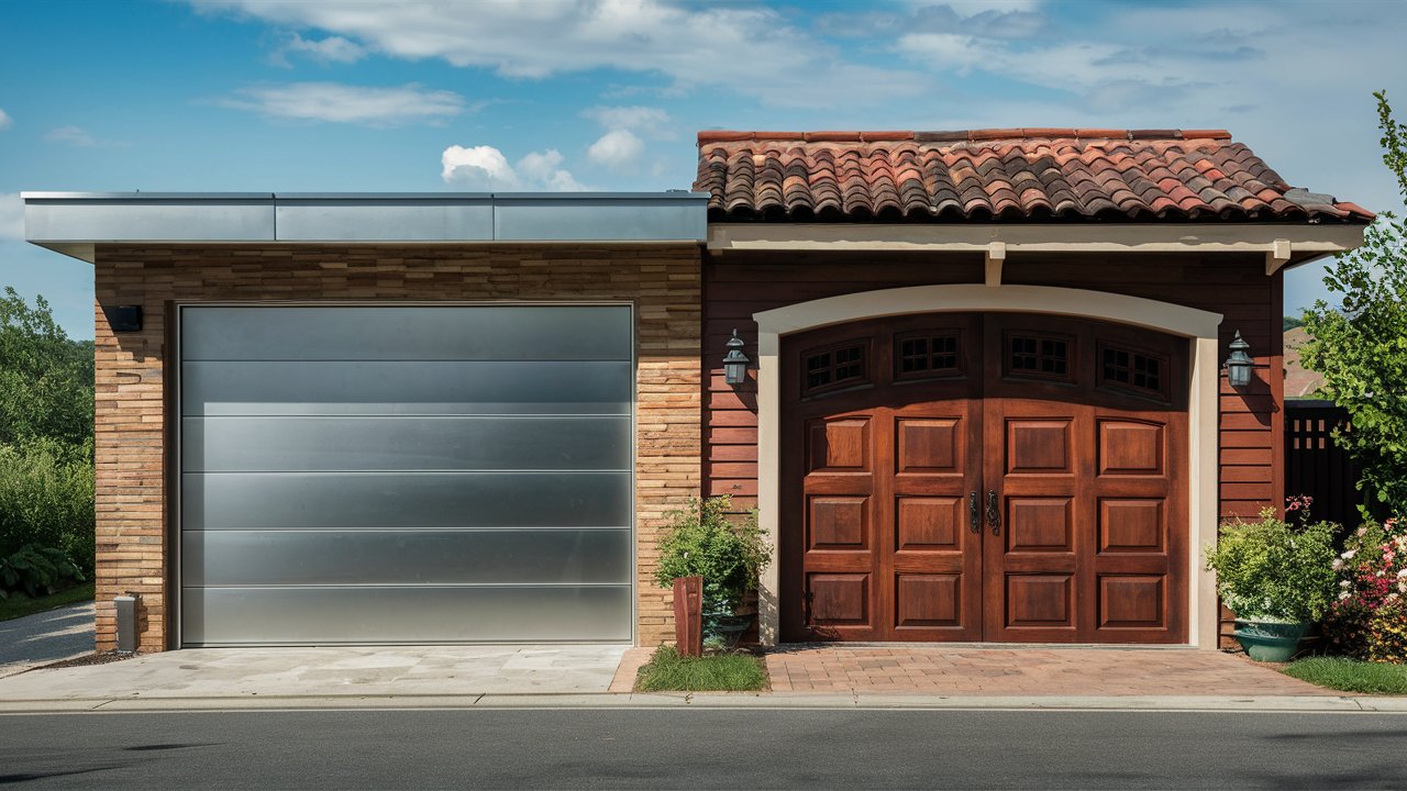 Steel vs. Wood Garage Doors