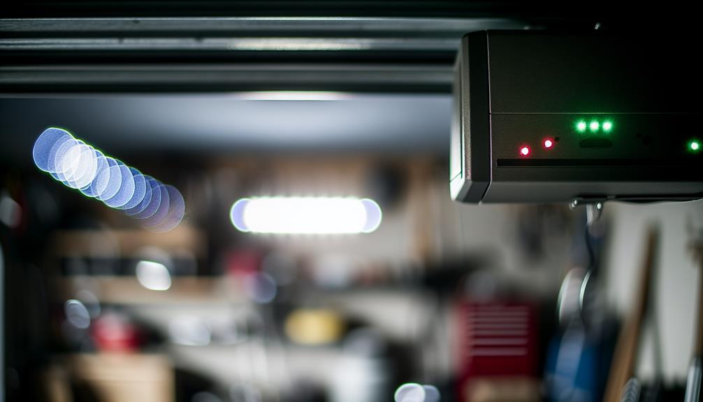 Flashing Garage Door Opener Lights